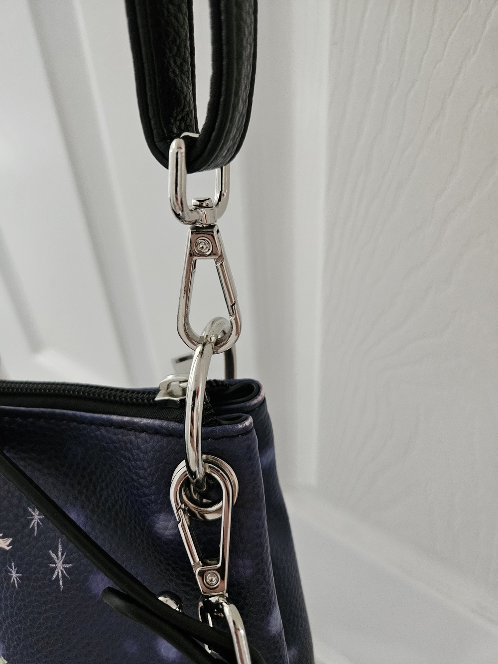 Disney Tinker Bell Crossbody Bag in Navy and Black - Picture 5 of 14